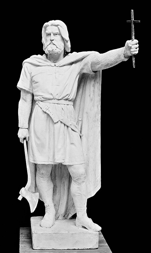 King Olav, Patron Saint of Norway, by Mathias Skeibrok