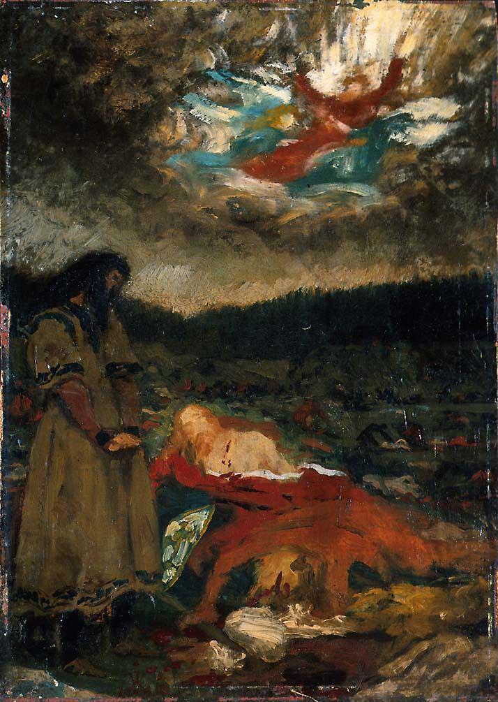 Tore Hund by St. Olav's Body, by Olaf Isaachsen